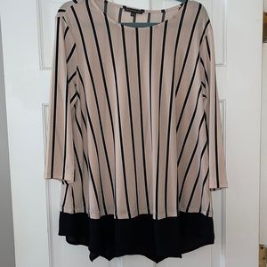 Black and pink blouse